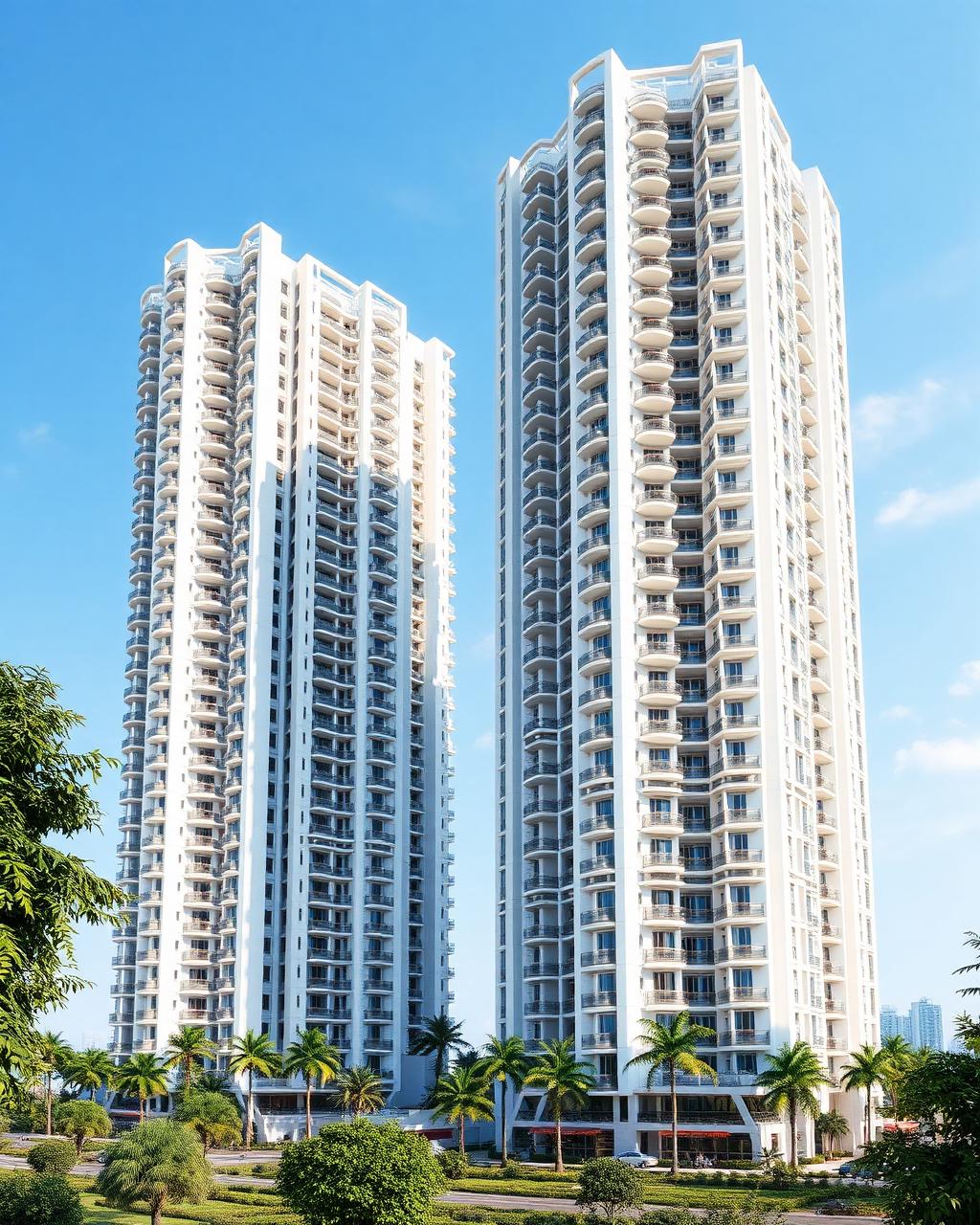 High-rise towers of DKG Aveda